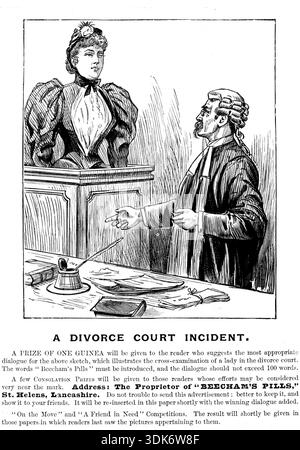 19th century advertisement for Beecham's Pills. From The Graphic ...