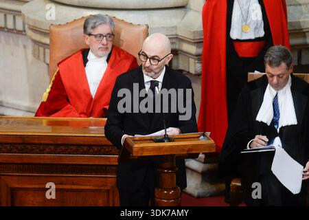 Italy, Rome, January 30, 2026 : Inauguration of the judicial year 2026 at the Court of Cassation. In photo Fabio Pinelli, Vice President of the High Council of the Judiciary.   Photo © Stefano Carofei/Sintesi/Ģ����ý Live News Stock Photo