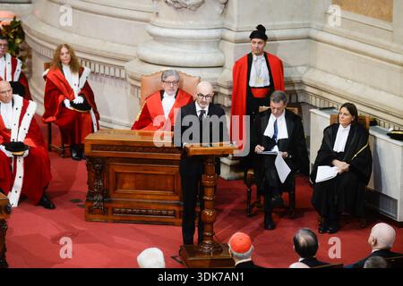 Italy, Rome, January 30, 2026 : Inauguration of the judicial year 2026 at the Court of Cassation. In photo Fabio Pinelli, Vice President of the High Council of the Judiciary.   Photo © Stefano Carofei/Sintesi/Ģ����ý Live News Stock Photo