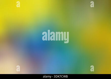 Blurry colorful gradient gradient background with blurred multicolor transition and subtle grain for modern digital design. Copy space Stock Photo
