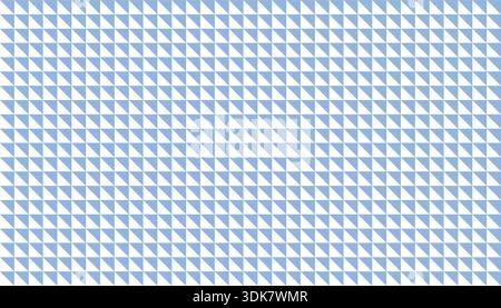 A seamless light blue and white geometric pattern. The repeating triangle motif creates an abstract, modern backdrop ideal for fabric, wallpaper, or d Stock Vector
