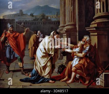 The painting 'Belisarius Begging for Alms' depicts the Roman general ...