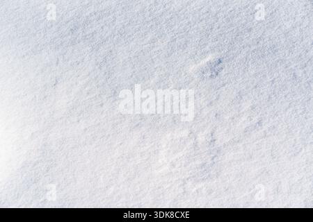 Closeup Of Frosty Snow Edges Under Soft Daylight Illumination Stock Photo