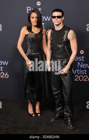 Jessie Jo Stark and Yungblud attend Spotify's 2026 Best New Artist