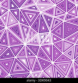 Minimal geometric background. Large triangle size. Multiple repeated inner triangles. Monotone colored style. Repeatable pattern. Stock Vector