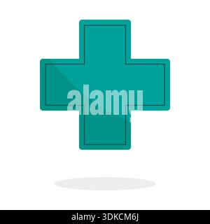 Healthcare plus sign. Medical symbol vector illustration Stock Vector ...