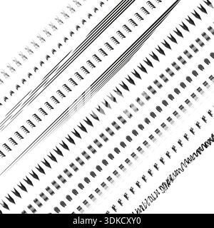 Diagonal stripe pattern. Parallel line Vector. Geometric texture detail. Black stroke design. EPS 10. Stock Vector