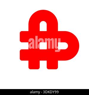 hashtag symbol Love in a stylized font. Social media icon for romantic content, wedding photography, or blogging about feelings. Creative minimalist v Stock Vector