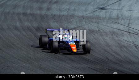 Falcons Formula Racing The car of Mumbai Falcons Racing Limited is seen racing during the 24H ...