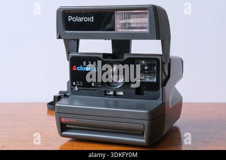 Polaroid 636 Close-up Instant Camera. Stock Photo