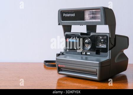 Polaroid 636 Close-up Instant Camera. Stock Photo