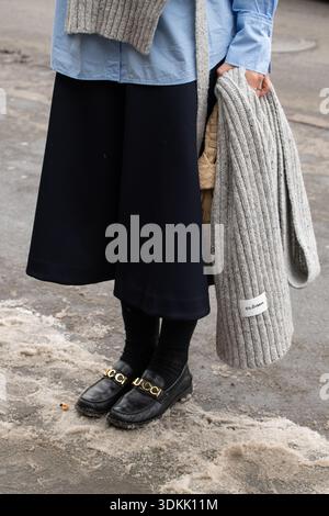 Guests arriving at Copenhagen Fashionweek 2026 Stock Photo
