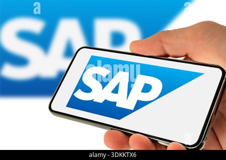 SAP german software company Stock Photo