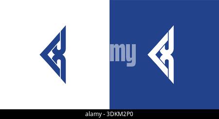 Modern and strong CX logo design Stock Vector