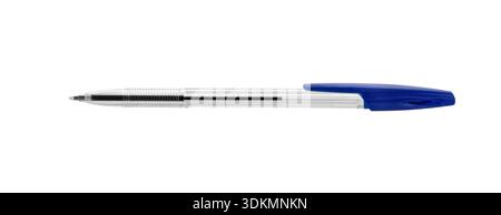 Pen ballpoint isolated on white background. Transparent pen cut out. Stock Photo