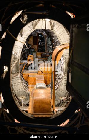 Inside Fuselage precision mechanics inside a vintage aircraft engine Stock Photo - Alamy