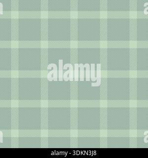 Hobby pattern fabric vector, 1970s textile seamless tartan. Fur check plaid texture background in pastel and light colors palette. Stock Vector