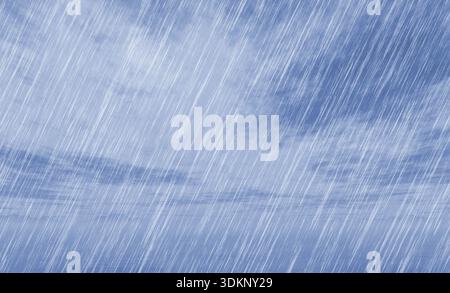 Rain storm backgrounds in cloudy weather Stock Photo