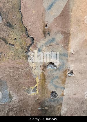 A random wall in Rome, Italy Stock Photo