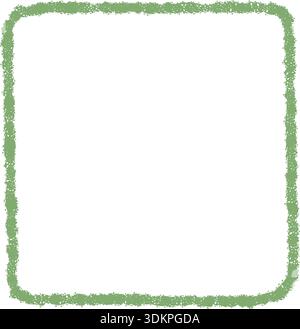 Crayon Sketch Fluid Rectangle Textbox Stock Vector