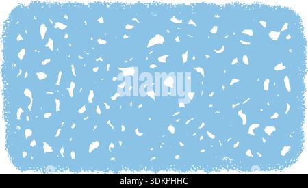 Wavy Hand Drawn Chalk Textbox Stock Vector