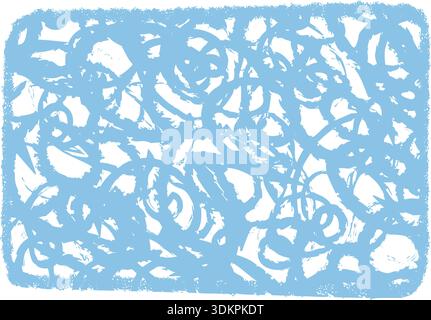 Crayon Scribble Fluid Quote Box Rectangle Stock Vector