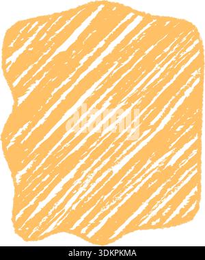 Organic Squiggle Chalk Memo Text Box Stock Vector