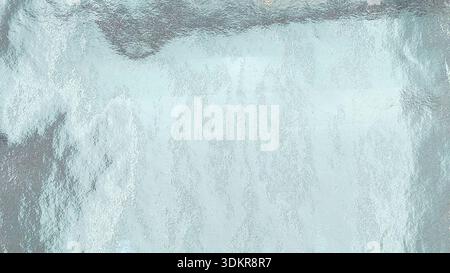 High Detail Macro Texture of Shiny Silver Aluminum Foil Surface for Abstract Metallic Background Stock Photo