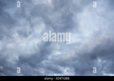 Thick summer storm clouds Stock Photo