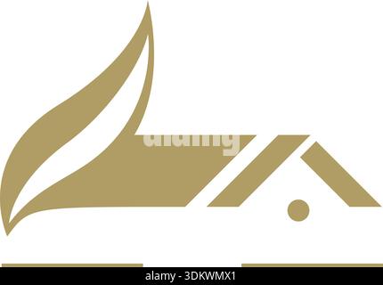 Real Estate Logo Design, Real Estate Branding, Realtor Logo, BrokerHouse Logo, Real Estate Premade Capital city Stock Vector