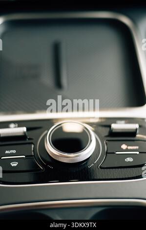 Climate control panel luxery car. High quality photo Stock Photo