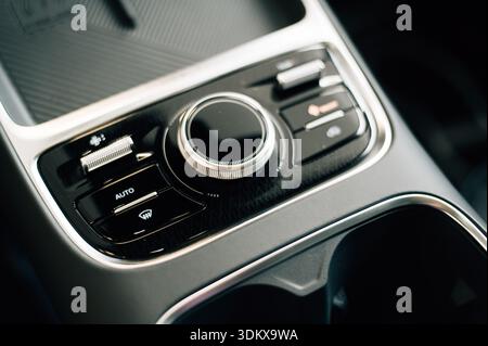 Climate control panel luxery car. High quality photo Stock Photo
