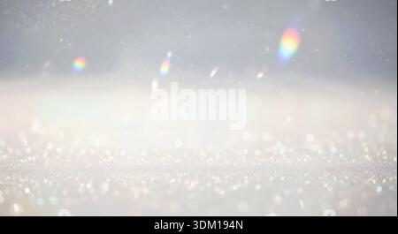 blurred background shimmering diamond glow creating magical atmosphere suitable for jewelry store branding vip invitation cards beauty salon winter se Stock Photo