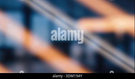 blurred background fast moving car trails or street lamps creating energetic vibe perfect for automotive advertising logistic company banners travel b Stock Photo