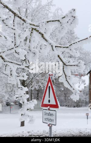 03 February 2026, Saxony-Anhalt, Harz: The landscape in the Oberharz near Hüttenrode is wintery. The heavy permafrost has covered the trees with a thick layer of frost. Photo: Matthias Bein/dpa Stock Photo