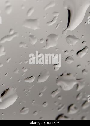 White paint drops creating abstract splatters and smooth liquid shapes, offering a versatile element for design projects with a transparent alpha chan Stock Photo