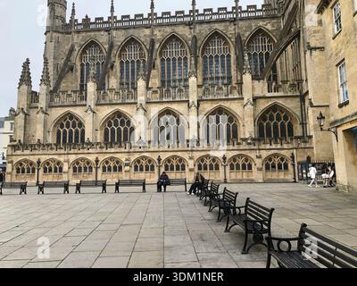 Bath Abbey EnglandUK Stock Photo