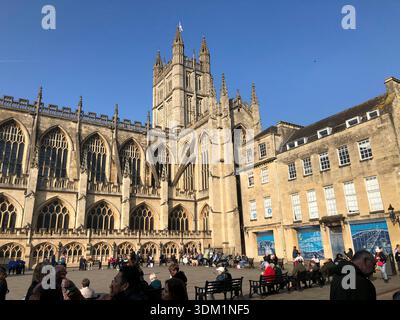 Bath Abbey EnglandUK Stock Photo