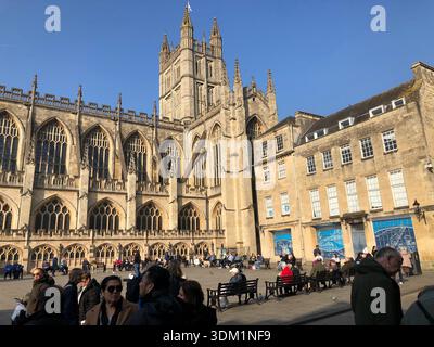 Bath Abbey EnglandUK Stock Photo