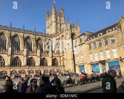 Bath Abbey EnglandUK Stock Photo