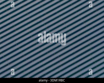 Aerial view of a pattern of parallel diagonal lines, with alternating dark and light stripes creating a textured effect, Wittelsheim, Grand Est, Franc Stock Photo