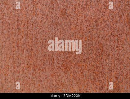 Background of old rusty metal surface with orange brown texture Stock Photo