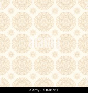 Vector seamless pattern floral texture beautiful geometric modern background Stock Vector