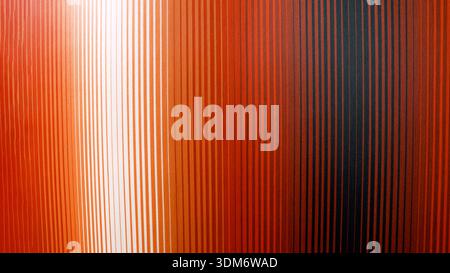 Abstract orange and black vertical stripes fading gradient Stock Photo