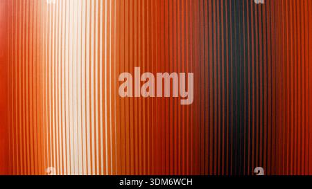 Abstract orange and black vertical stripes fading gradient Stock Photo