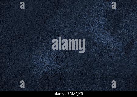 Dark Navy Blue Grunge Texture With Rough Grainy Surface Stock Photo