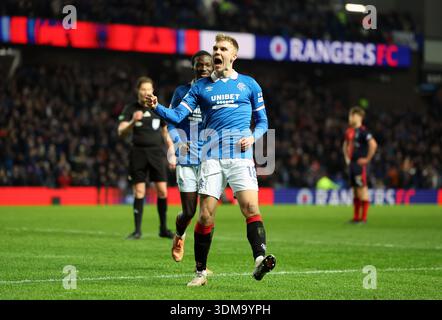 Rangers' Oliver Antman during the William Hill Premiership match at ...