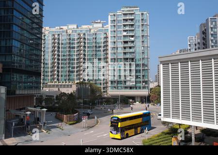 Science Park Road West, Hong Kong Science and Technology Park, Shatin, Hong Kong, China Stock Photo
