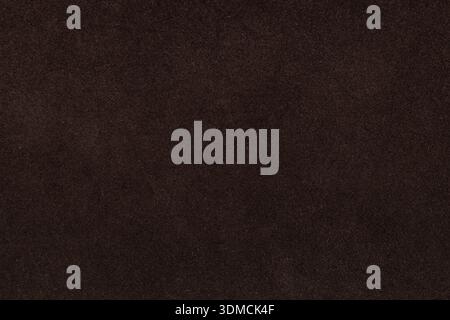 Dark Brown Suede Leather Texture Background Stock Photo