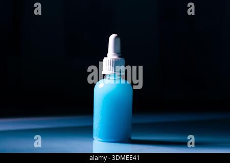 Close up of Blue Copper Peptides GHK-Cu in Pipette. Beauty serum for anti  aging beauty routine Stock Photo - Alamy